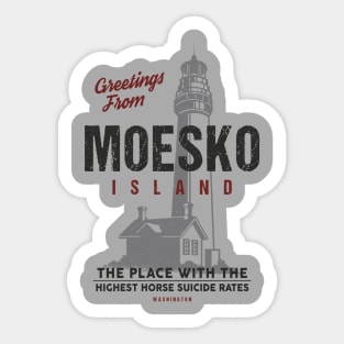 Moesko Island Sticker